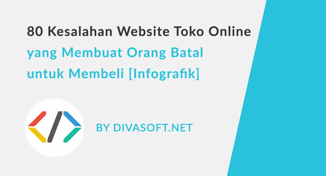 80 Kesalahan Website Toko Online yang Membuat Orang Batal untuk Membeli [Infografik]